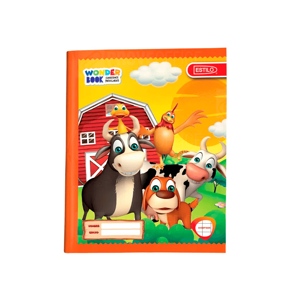 CUADERNO PARVULARIO WONDERBOOK 100H ESTILO