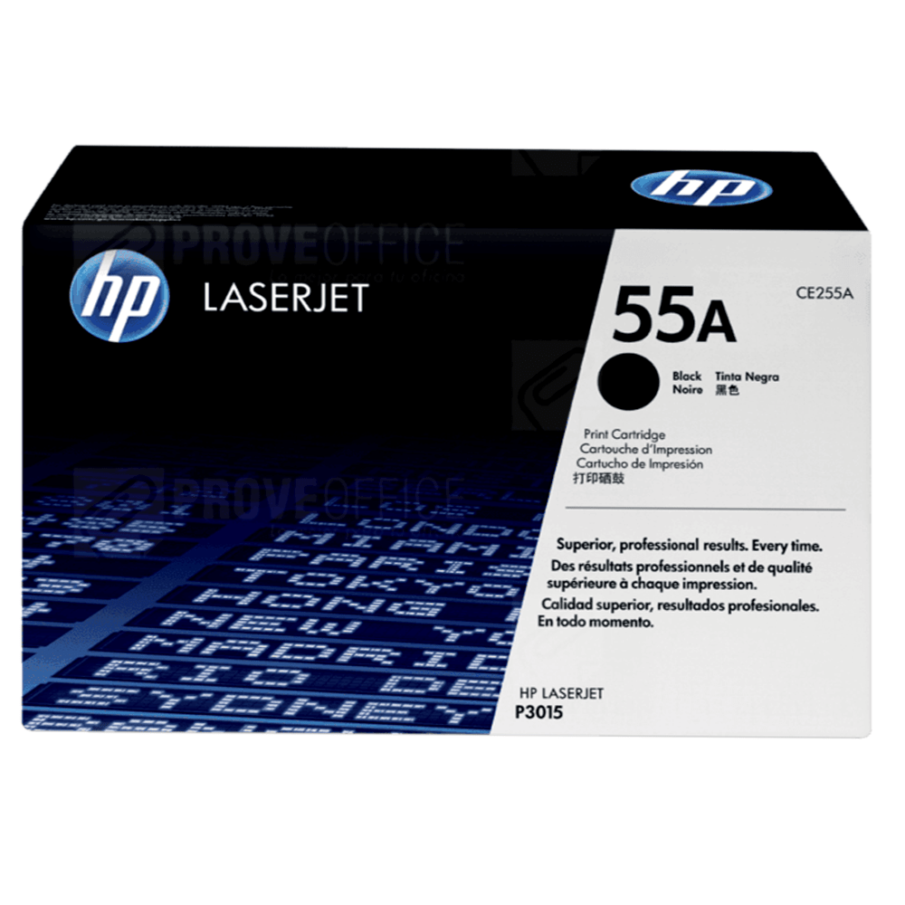 TONER HP INC 55A NEGRO LASERJET CE255A