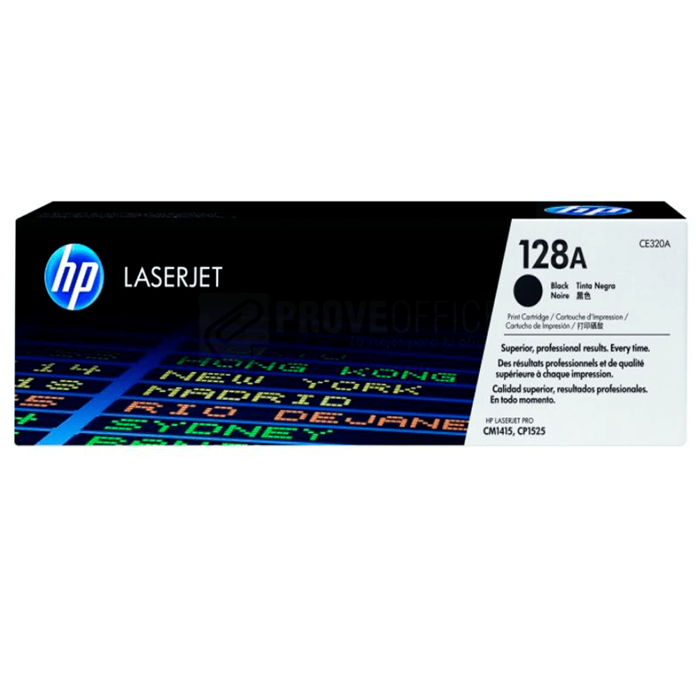 TONER HP  INC 128A NEGRO LASERJET CE320A