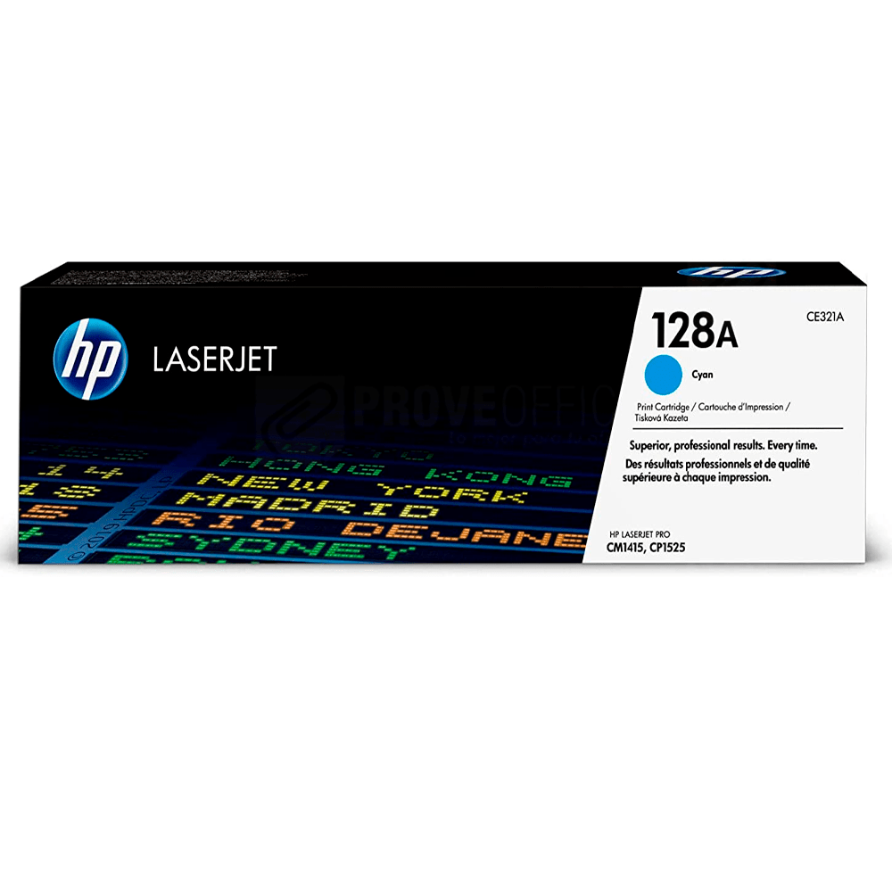 TONER HP INC 128A CYAN LASERJET CE321A