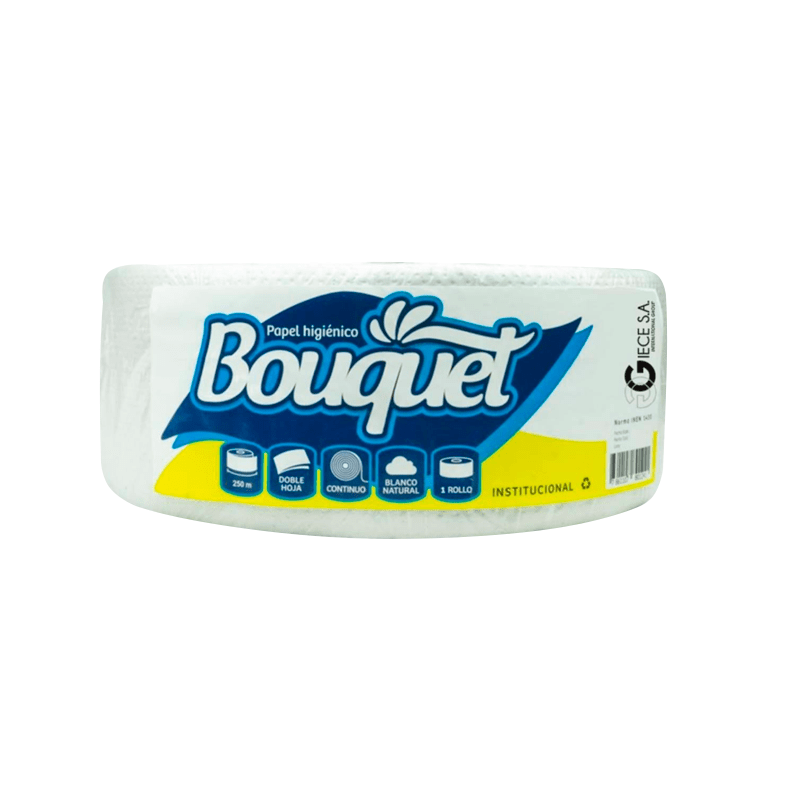 PAPEL HIGIENICO BOUQUETE 250 MT