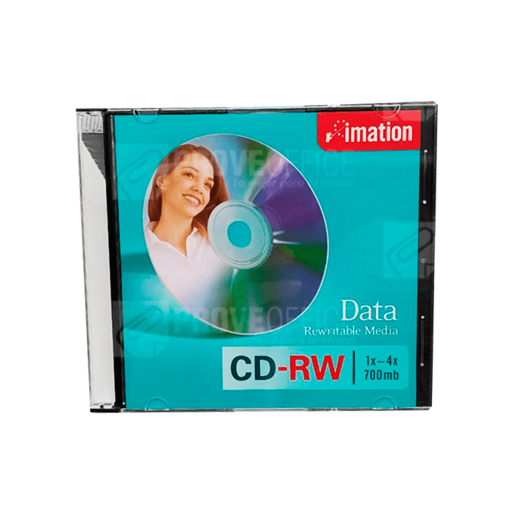 CD-RW 80 INDIVIDUAL ESTUCHE ACRILICO 700MB IMATION